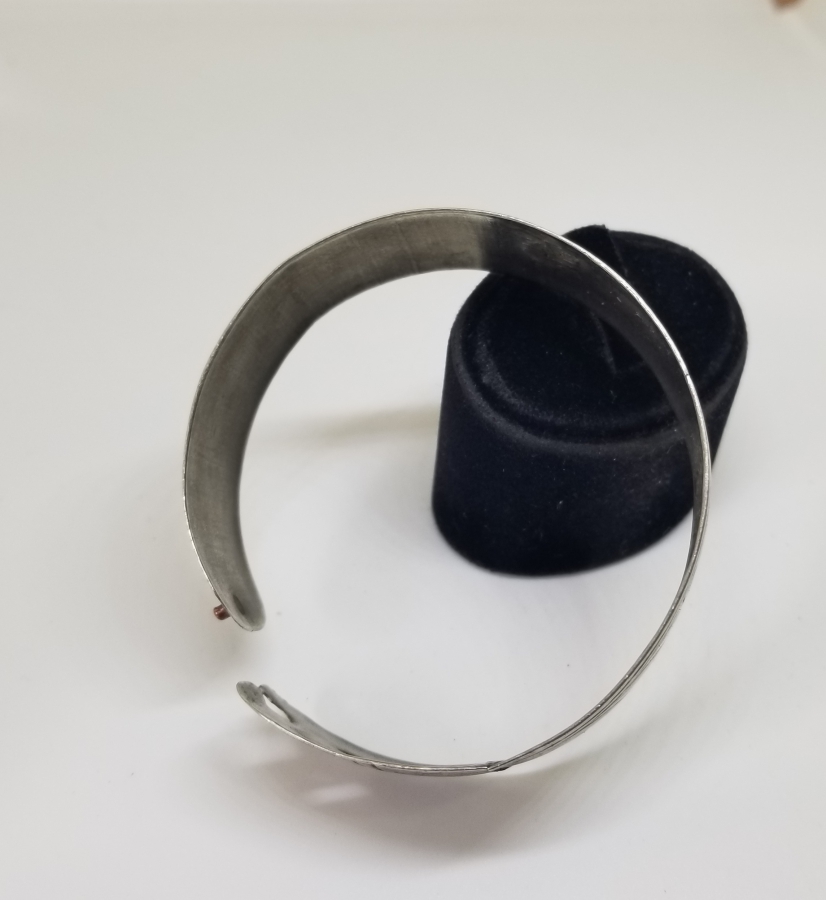 ÜZERİ SAVATLI OSMANLI DÖNEMİ GÜMÜŞ BİLEZİK