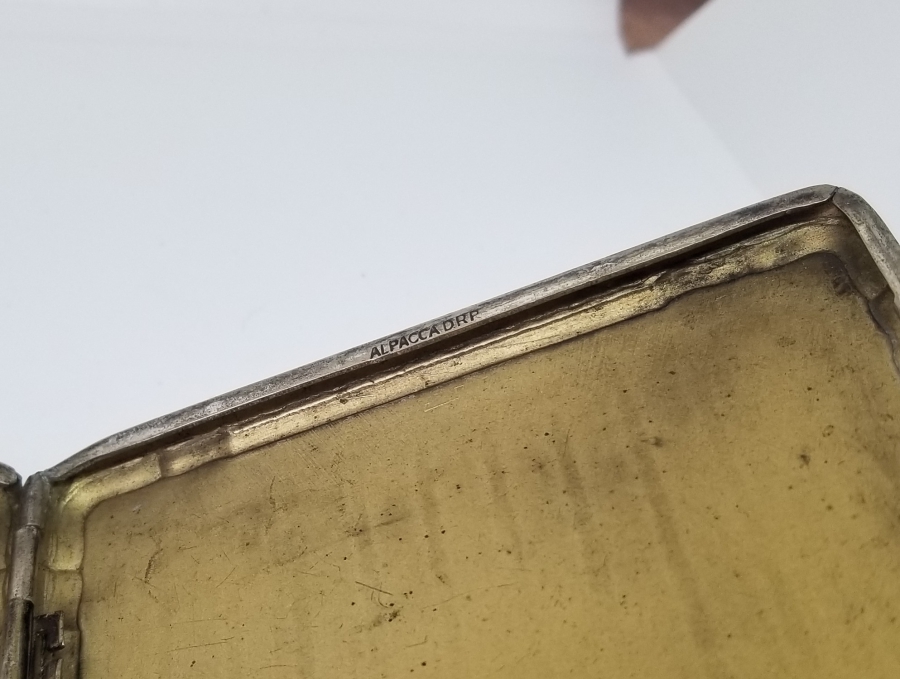 2. DÜNYA SAVAŞI DÖNEMİ ALMAN DAĞ BİRLİĞİ ARMALI SUBAY SİGARA TABAKASI