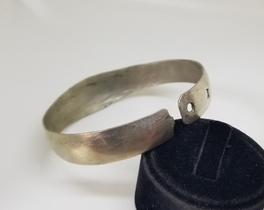 ÜZERİ SAVAT İŞÇİLİKLİ ESKİŞEHİR YAPIMI OSMANLI DÖNEMİ BİLEZİK