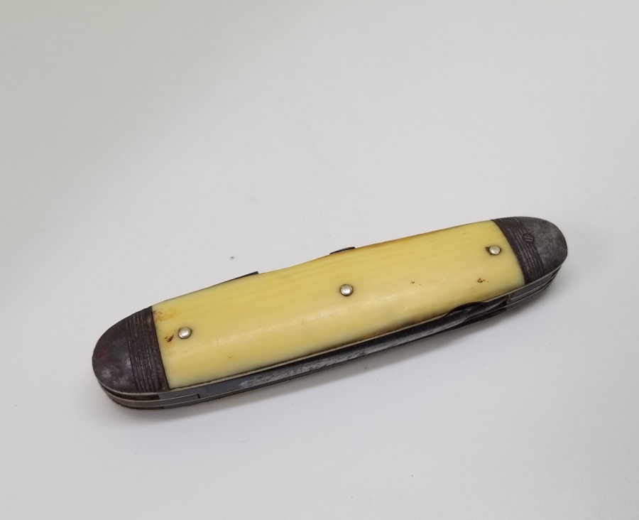 FİLDİŞİ SAPLI ANTİKA ÇOK AMAÇLI ÇAKI