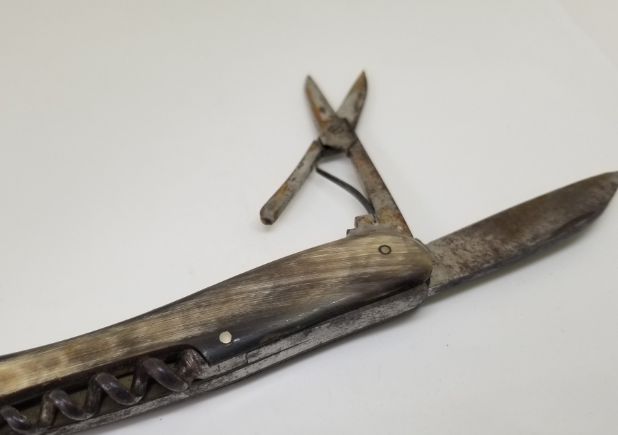 BOYNUZ SAPLI ANTİKA ÇOK AMAÇLI ÇAKI