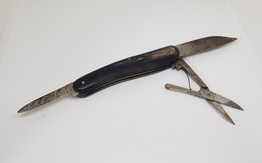 BOYNUZ SAPLI ANTİKA ÇOK AMAÇLI ÇAKI