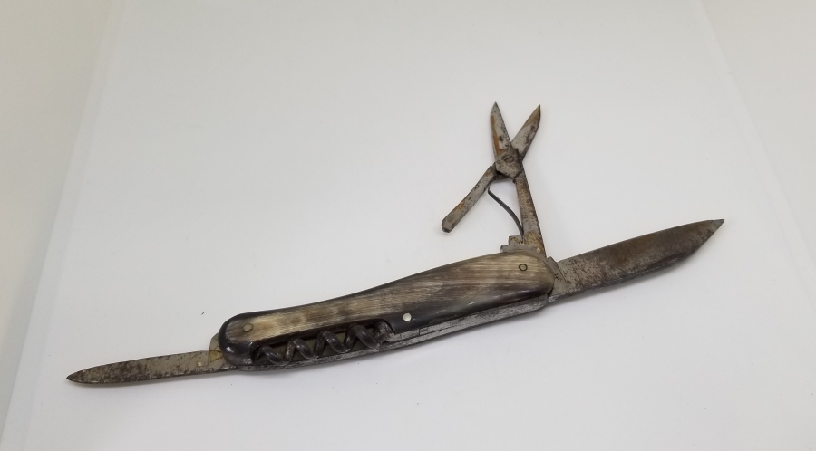 BOYNUZ SAPLI ANTİKA ÇOK AMAÇLI ÇAKI