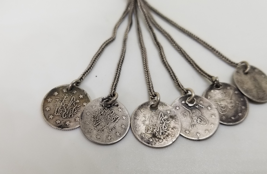 OSMANLI PARALI GÜMÜŞ TESPİH PÜSKÜLÜ