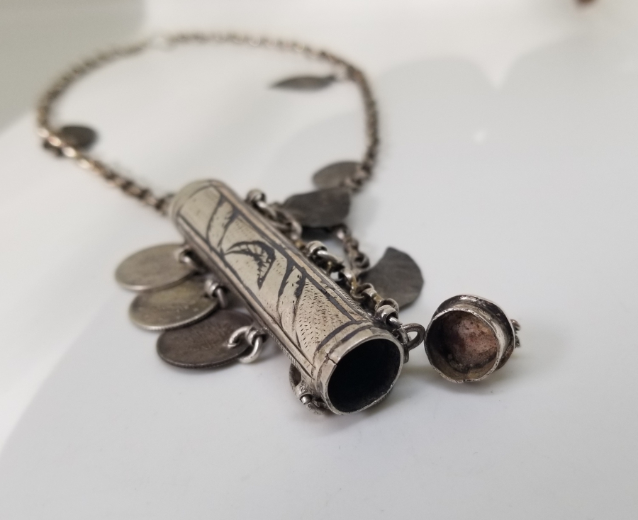 OSMANLI DÖNEMİ SAVATLI GÜMÜŞ HAMAYIL