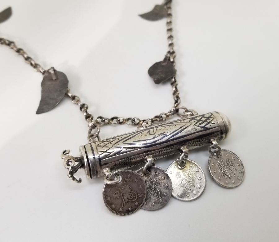 OSMANLI DÖNEMİ SAVATLI GÜMÜŞ HAMAYIL