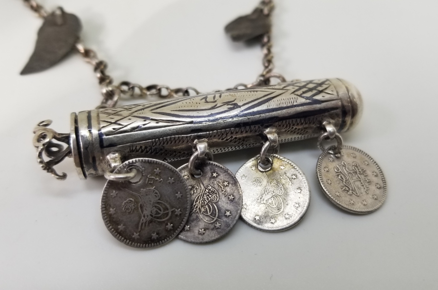 OSMANLI DÖNEMİ SAVATLI GÜMÜŞ HAMAYIL