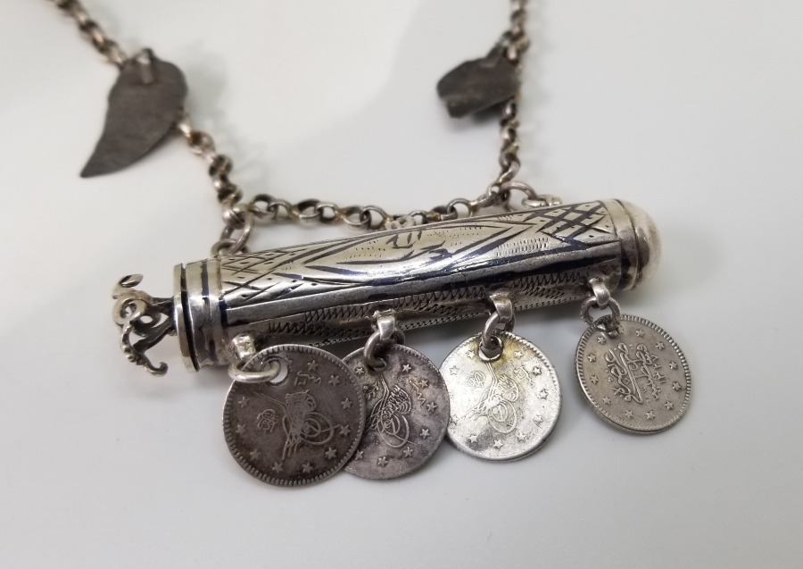 OSMANLI DÖNEMİ SAVATLI GÜMÜŞ HAMAYIL