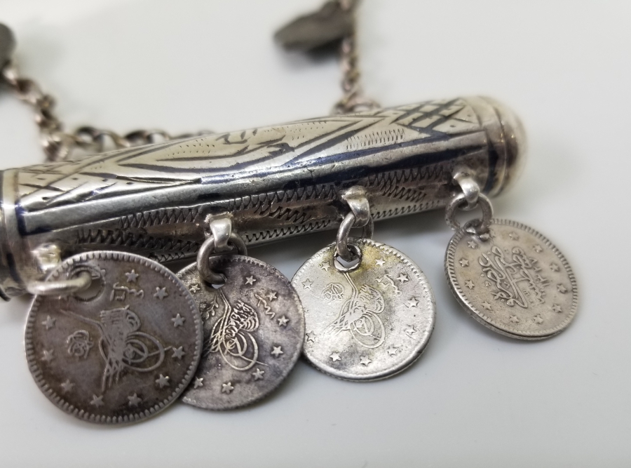 OSMANLI DÖNEMİ SAVATLI GÜMÜŞ HAMAYIL