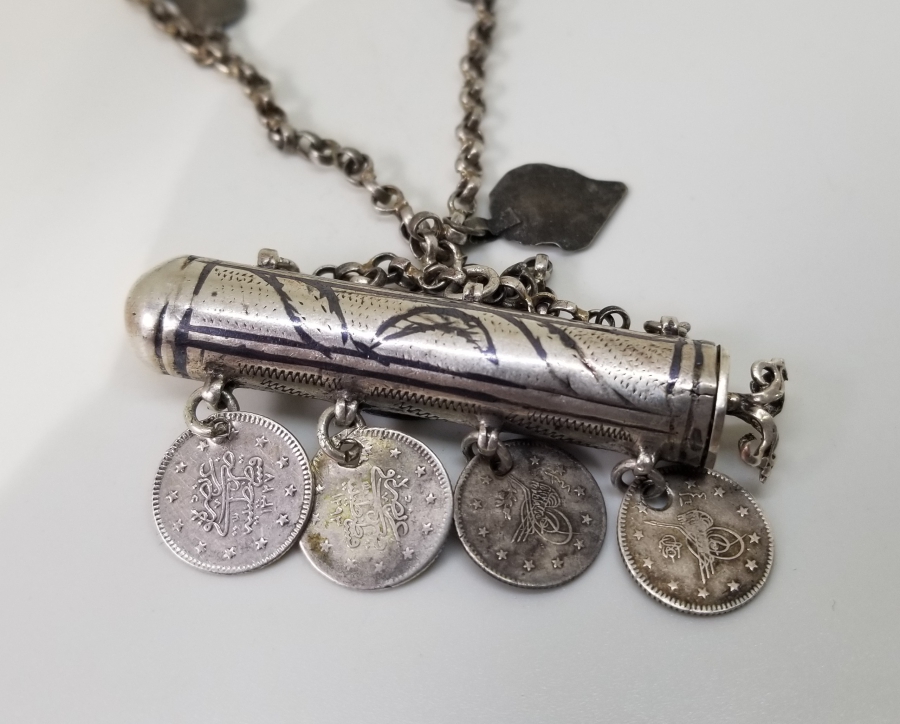 OSMANLI DÖNEMİ SAVATLI GÜMÜŞ HAMAYIL