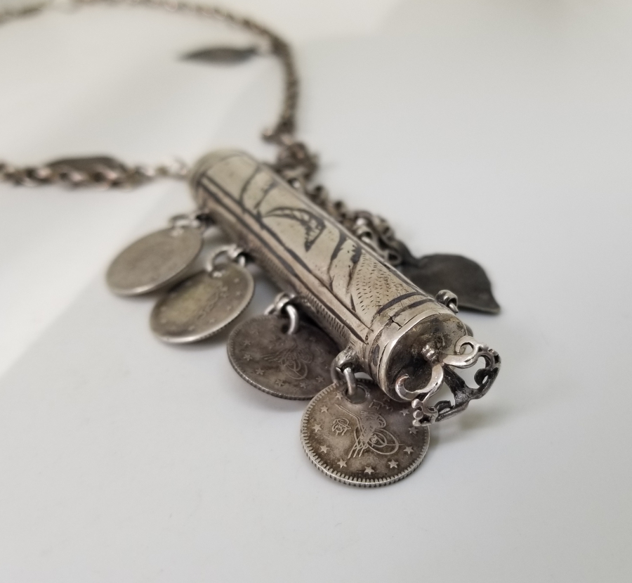 OSMANLI DÖNEMİ SAVATLI GÜMÜŞ HAMAYIL