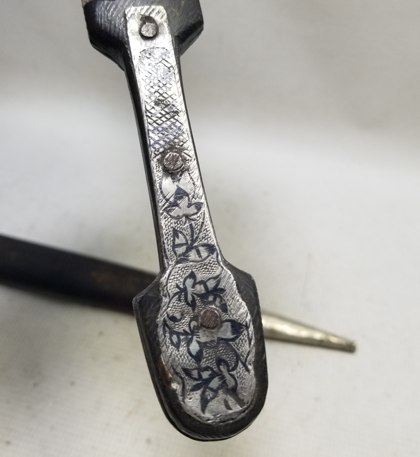 OSMANLI DÖNEMİ GÜMÜŞ KINLI ÇERKES KAMASI