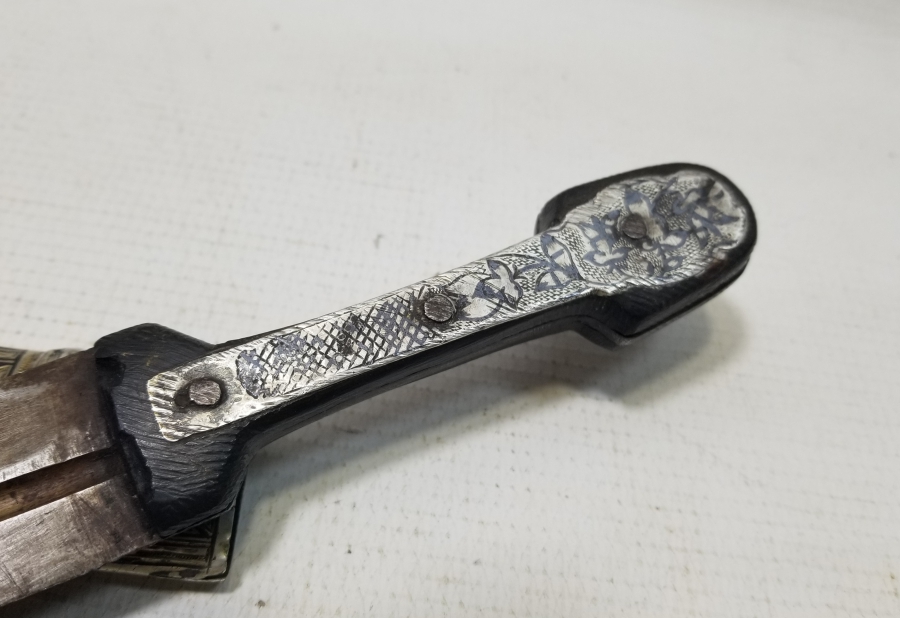 OSMANLI DÖNEMİ GÜMÜŞ KINLI ÇERKES KAMASI