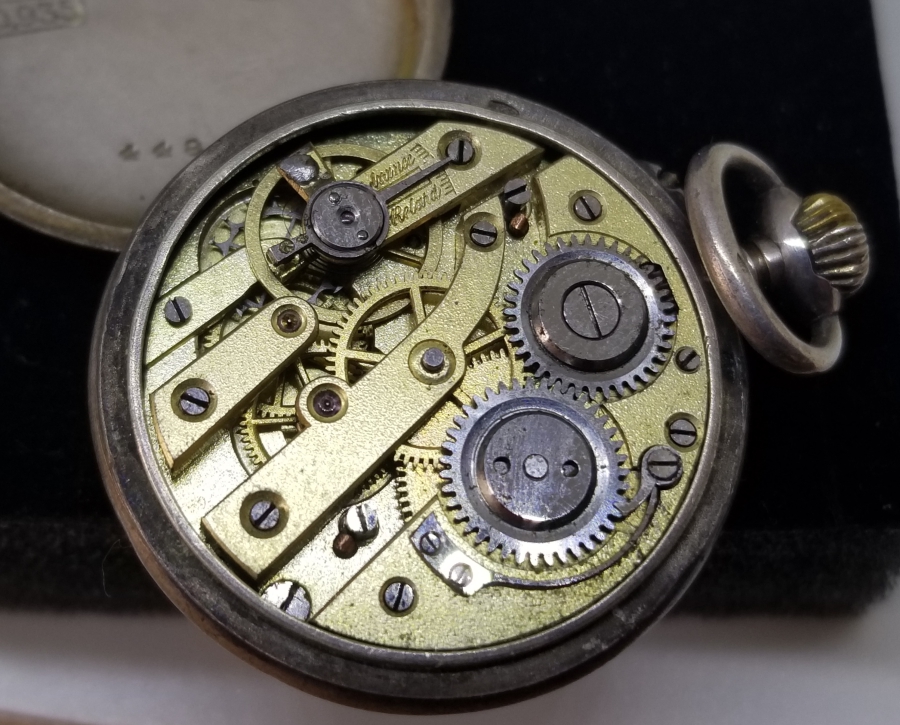 ARKASI PORTRELİ NADİR TİPTE FRANSIZ ZENNE MODEL CEP SAATİ