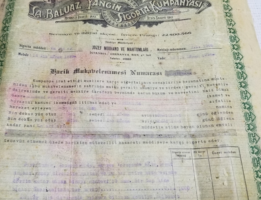 CUMHURİYET BAŞLARI NADİR SİGORTA SÖZLEŞMESİ