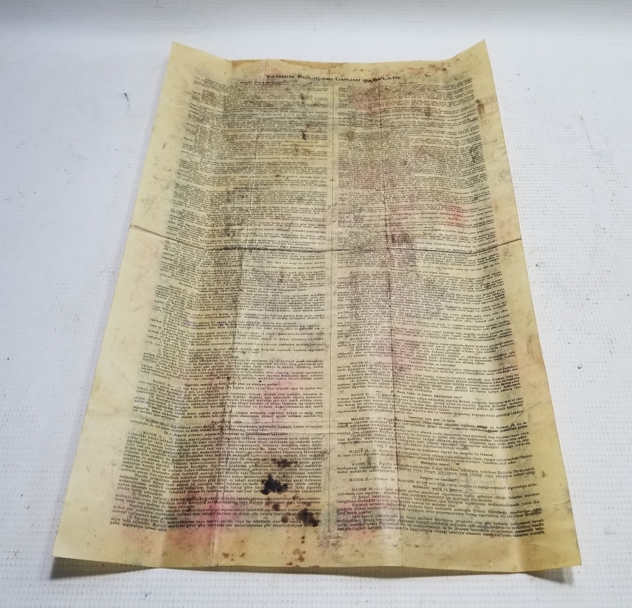 CUMHURİYET BAŞLARI NADİR SİGORTA SÖZLEŞMESİ