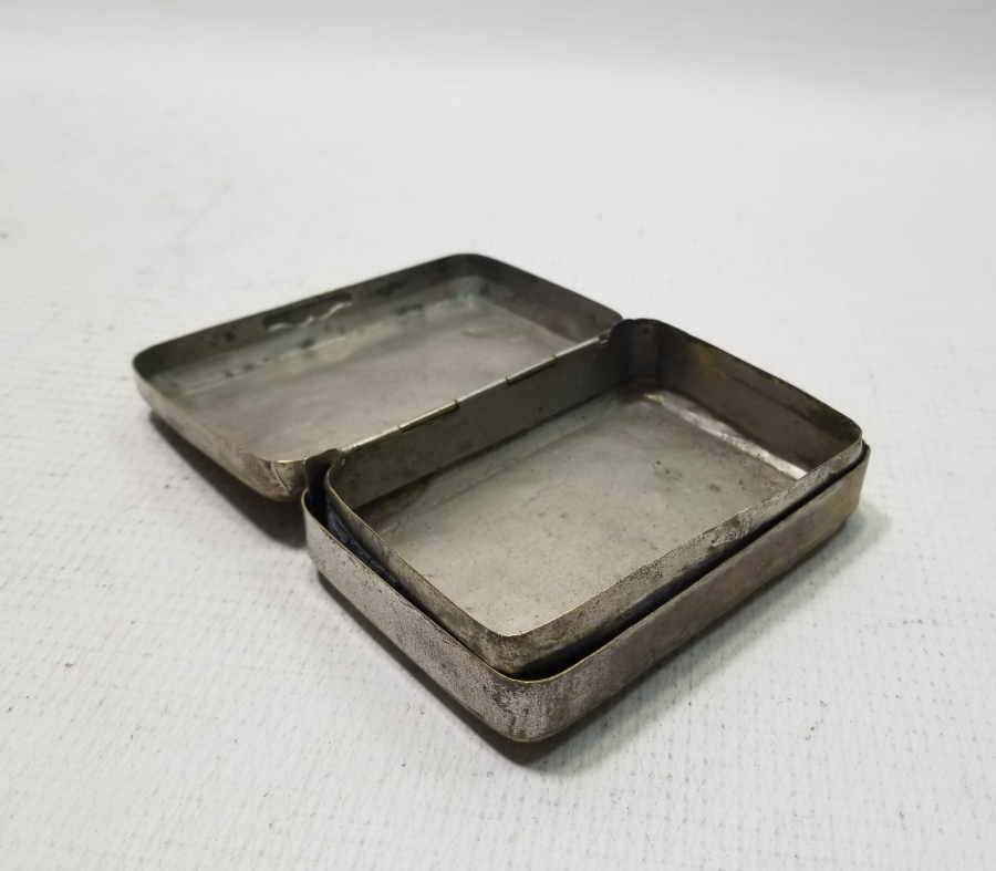 ÜZERİ OSMANLICA YAZILI OSMANLI DÖNEMİ TÜTÜN TABAKASI