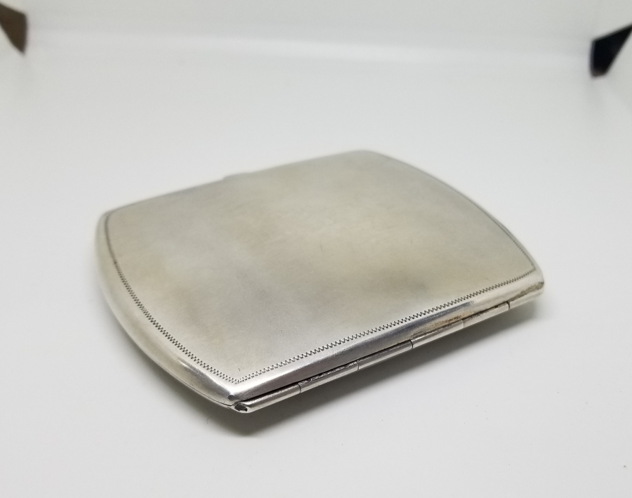 KALEM İŞÇİLİKLİ ANTİKA GÜMÜŞ SİGARA TABAKASI