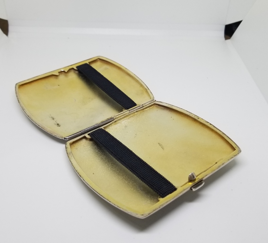 KALEM İŞÇİLİKLİ ANTİKA GÜMÜŞ SİGARA TABAKASI