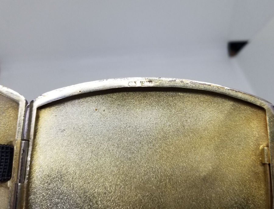 KALEM İŞÇİLİKLİ ANTİKA GÜMÜŞ SİGARA TABAKASI