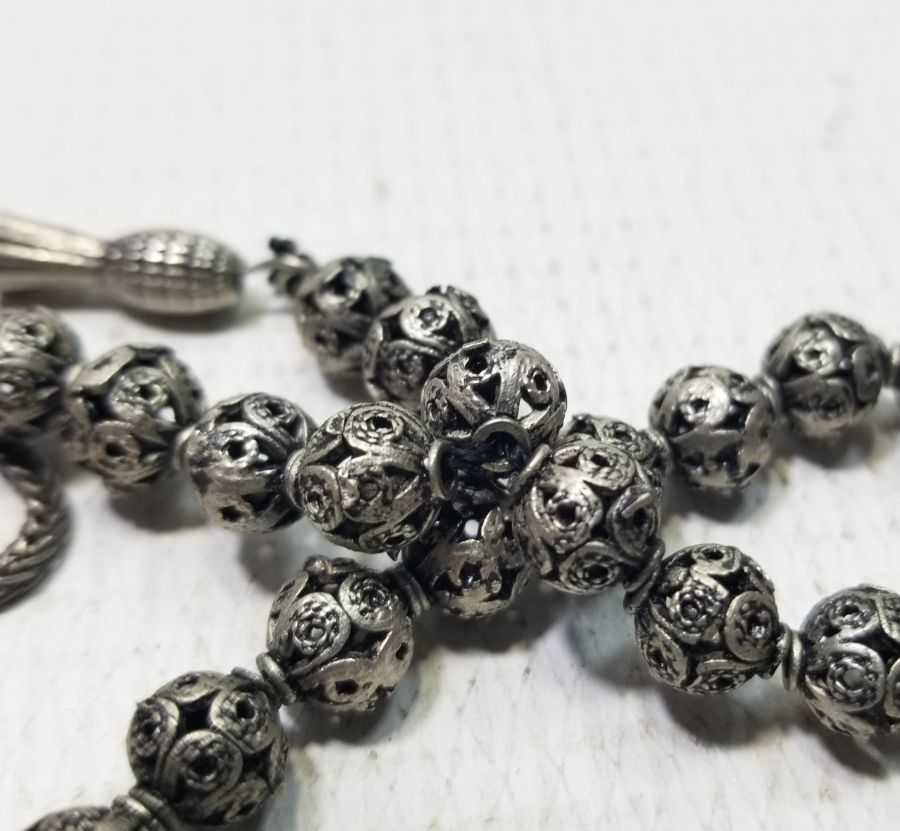 ÖZEL TASARIM TELKARİ İŞÇİLİKLİ 33LÜ TESPİH