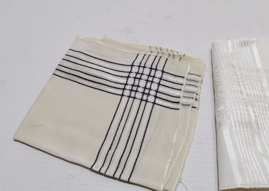 OSMANLI DÖNEMİ 2 ADET İPEK MENDİL