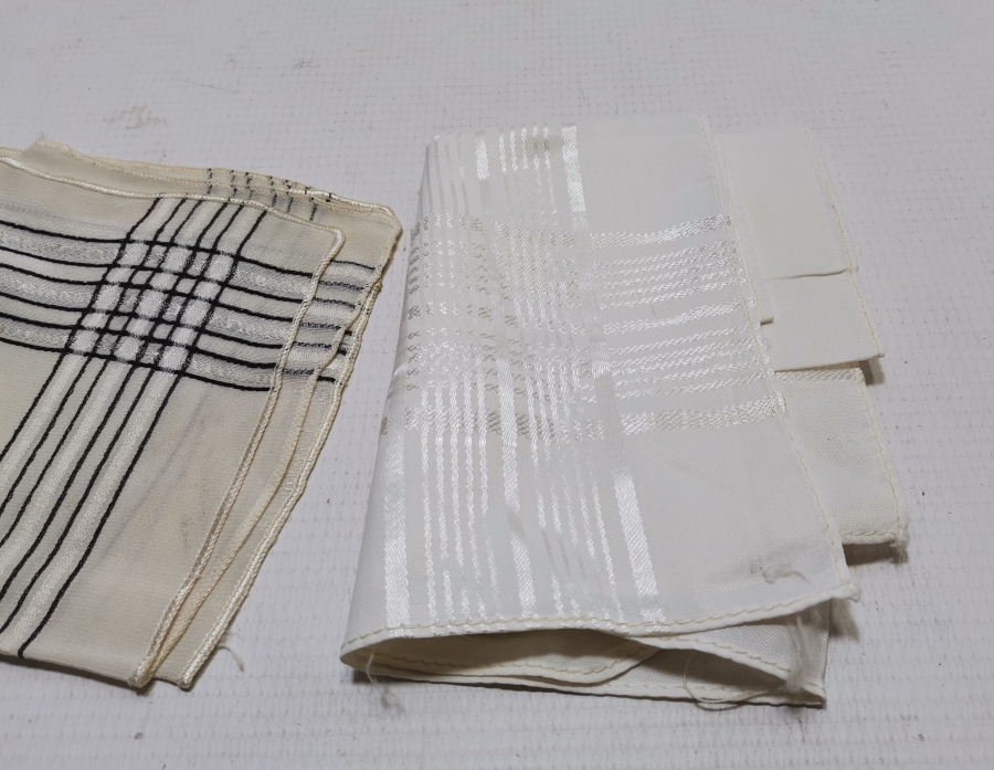 OSMANLI DÖNEMİ 2 ADET İPEK MENDİL