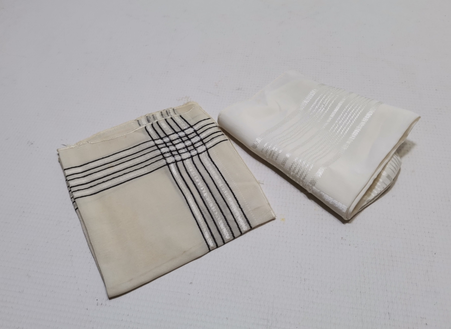 OSMANLI DÖNEMİ 2 ADET İPEK MENDİL