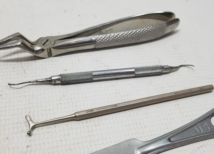 ANTİKA DİŞÇİ ALETLERİ LOTU