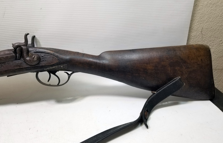 GÜMÜŞ ÇAKMA İŞÇİLİKLİ OSMANLI DÖNEMİ ÇİFTE DOLMA TÜFEK