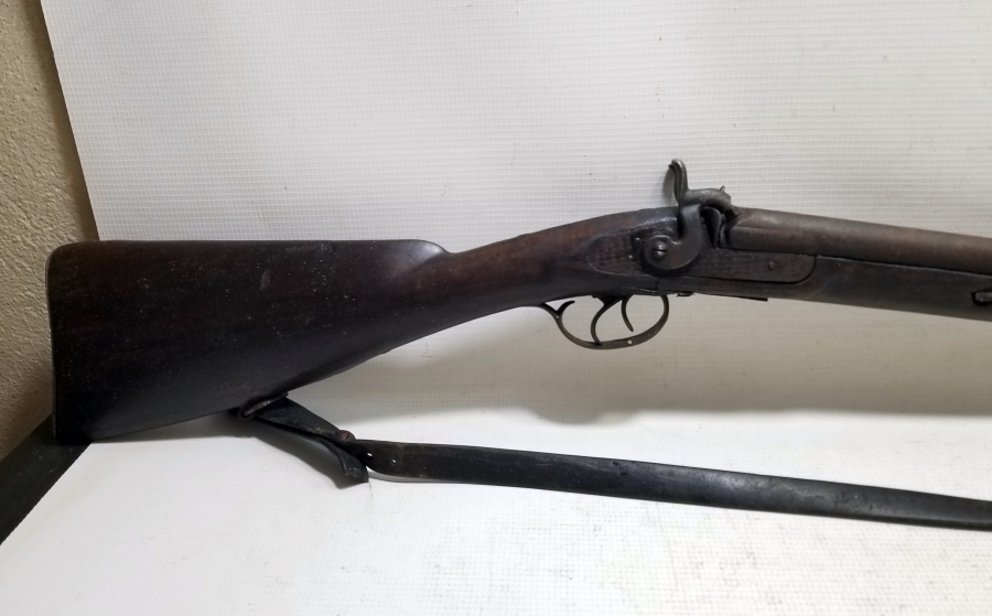 GÜMÜŞ ÇAKMA İŞÇİLİKLİ OSMANLI DÖNEMİ ÇİFTE DOLMA TÜFEK