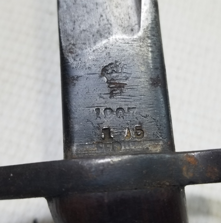 1. DÜNYA SAVAŞI DÖNEMİ NADİR İNGİLİZ ENFİELD TÜFEK SÜNGÜSÜ