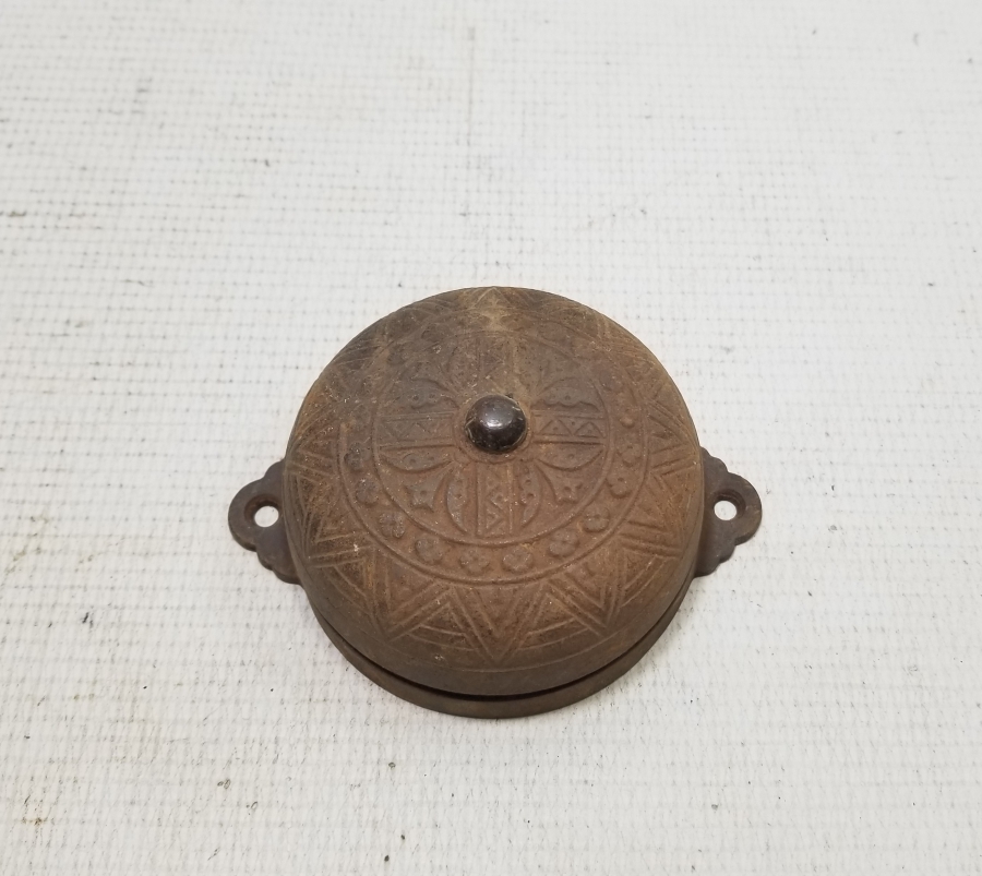 ÜZERİ KABARTMA İŞÇİLİKLİ ÇOK NADİR OSMANLI DÖNEMİ KAPI ZİLİ