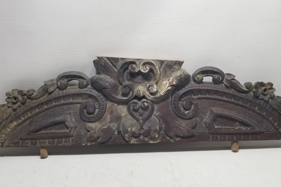 EL OYMA İŞÇİLİKLİ OSMANLI DÖNEMİ AHŞAP AYNA ÜSTÜ