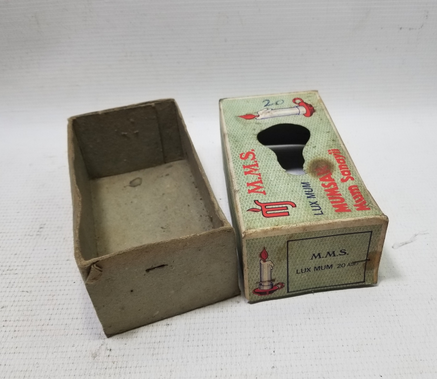 ANTİKA MUM VE MAMA KUTUSU