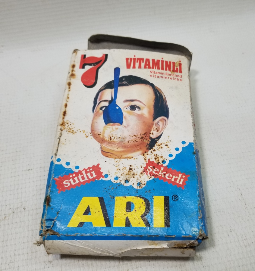 ANTİKA MUM VE MAMA KUTUSU