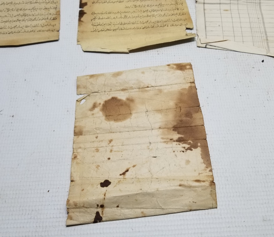 ÜZERLERİ PULLU OSMANLI DÖNEMİ MAKBUZ LOTU