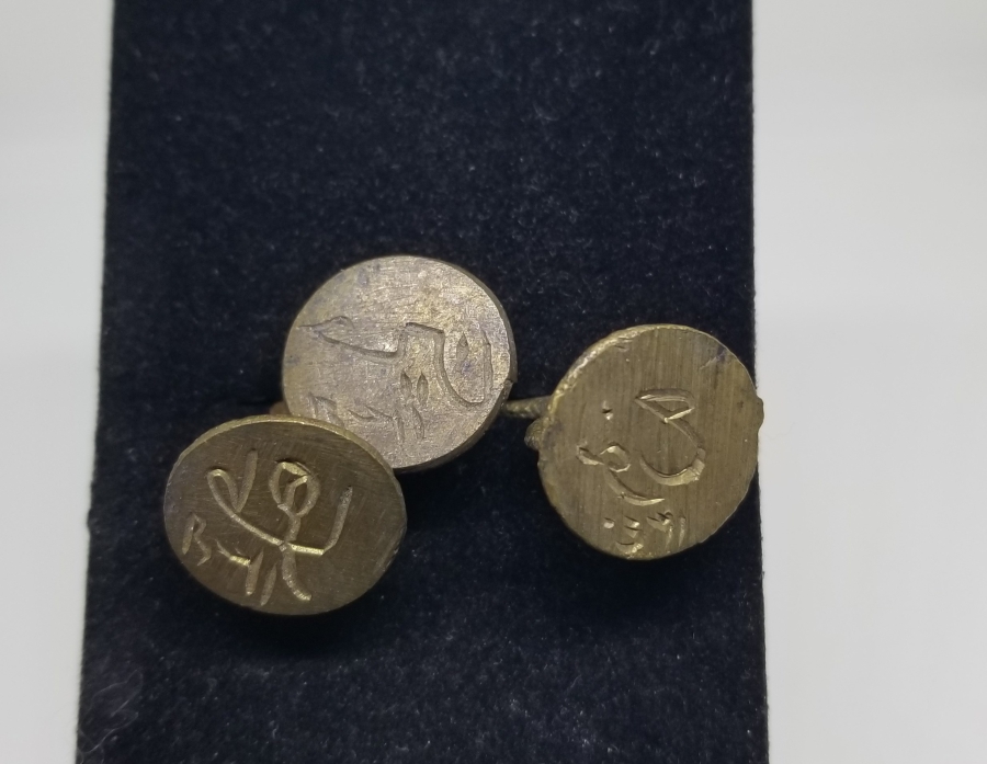 OSMANLI DÖNEMİ EL KAZIMA 3 ADET ŞAHIS MÜHRÜ