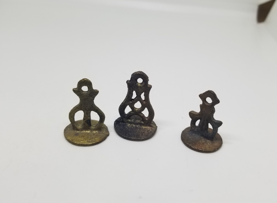 OSMANLI DÖNEMİ EL KAZIMA 3 ADET ŞAHIS MÜHRÜ