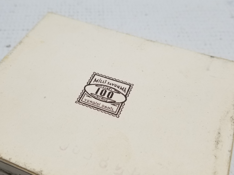 İSTANBUL'UN FETHİNİN 500. YILI ANISINA YAPTIRILMIŞ İÇİ DOLU SİGARA PAKETİ