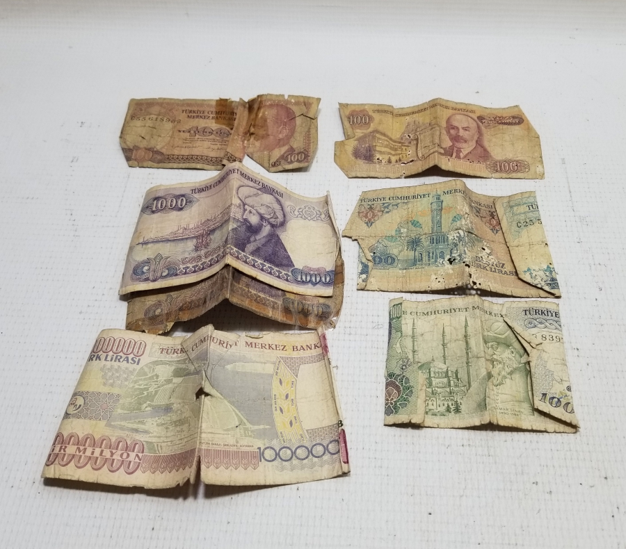 ANTİKA KAĞIT PARA LOTU