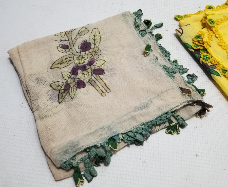 İKİ ADET ANTİKA OYALI YAZMA