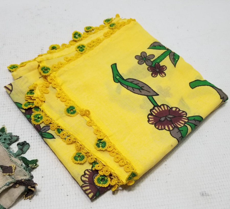 İKİ ADET ANTİKA OYALI YAZMA