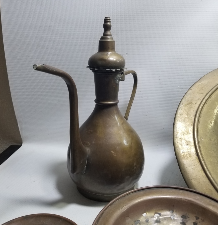 ÜZERİ OSMANLICA YAZILI OSMANLI DÖNEMİ NADİR LEĞEN İBRİK TAKIMI