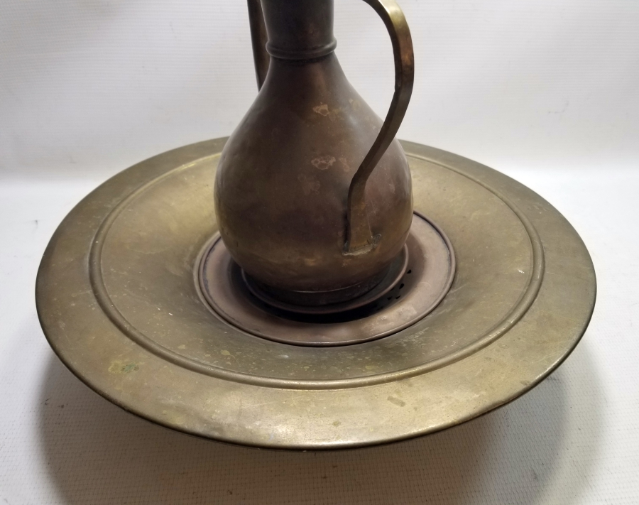 ÜZERİ OSMANLICA YAZILI OSMANLI DÖNEMİ NADİR LEĞEN İBRİK TAKIMI