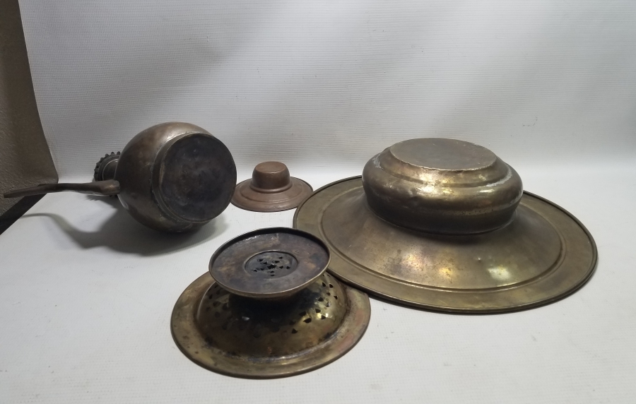 ÜZERİ OSMANLICA YAZILI OSMANLI DÖNEMİ NADİR LEĞEN İBRİK TAKIMI