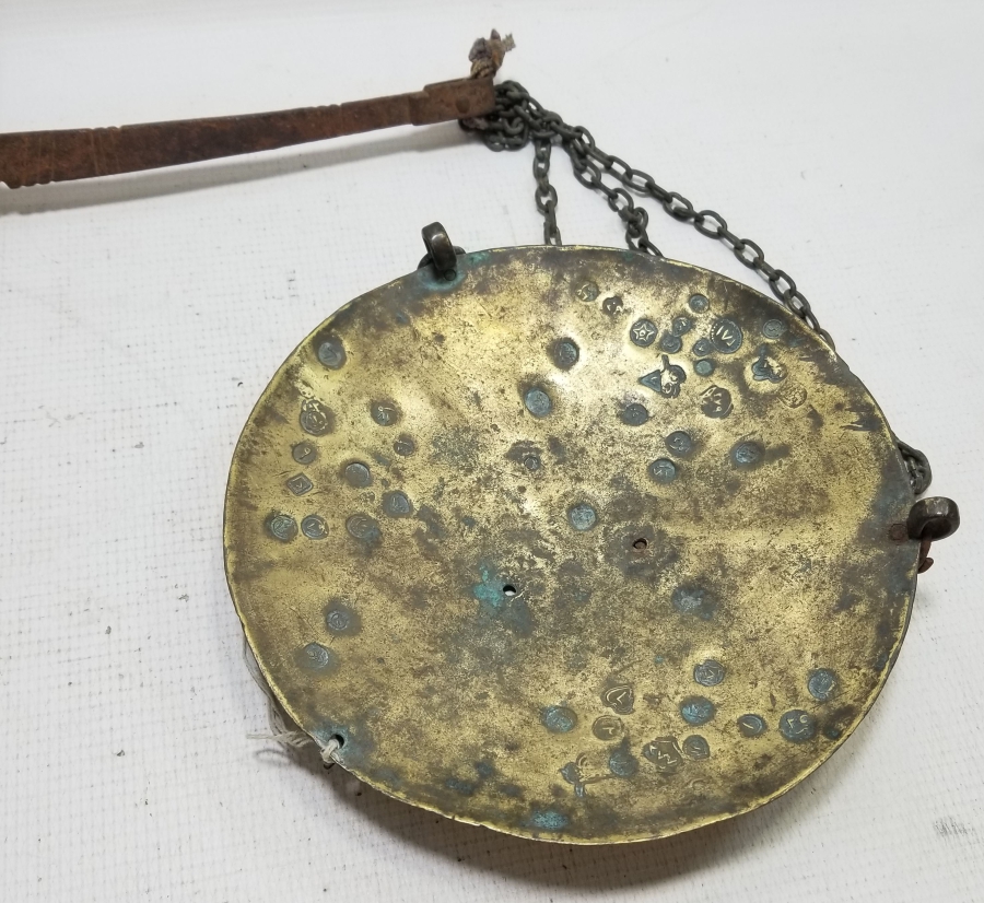 ÜZERİ BOL DAMGALI ÇOK NADİR KEFELİ EL TERAZİSİ