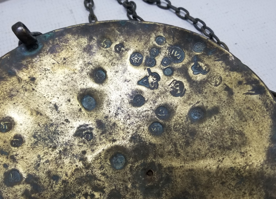 ÜZERİ BOL DAMGALI ÇOK NADİR KEFELİ EL TERAZİSİ