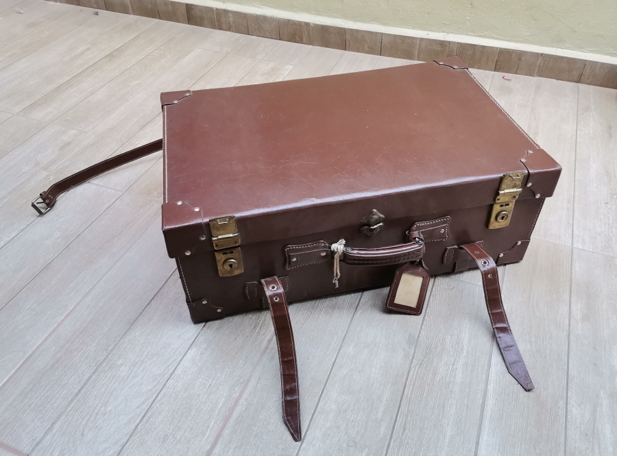 BÜYÜK BOY ANTİKA DERİ BAVUL