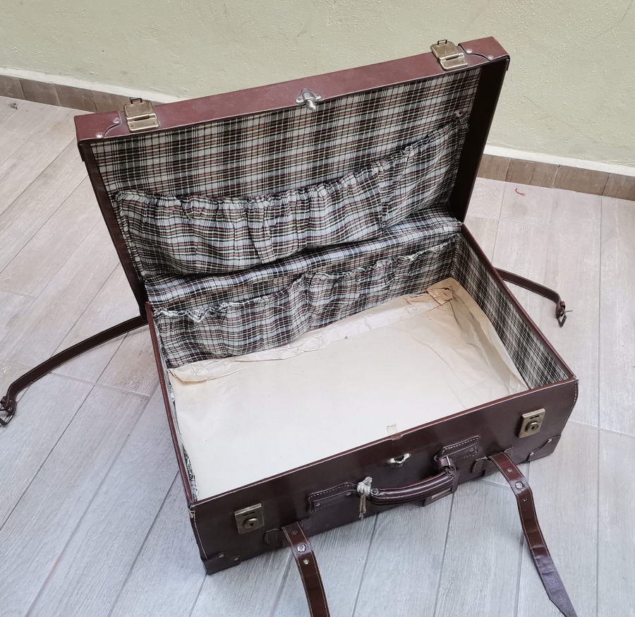 BÜYÜK BOY ANTİKA DERİ BAVUL